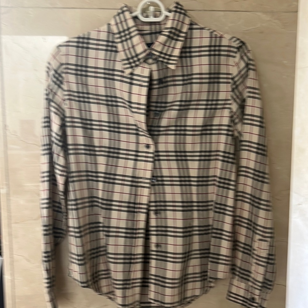 Burberry button up shirt..